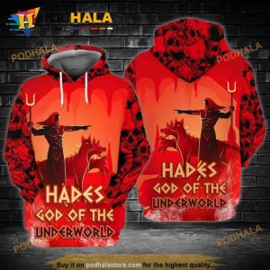 Hades God Of The Underworld 3D Hoodie, Christmas Gifts