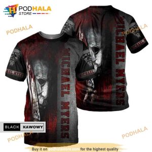 Halloween All Over Printed Michael Myers 3D Hoodie Sweatshirt Scary Movie Hoodie 2