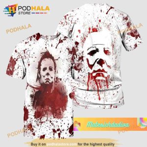 Halloween Blood Michael Myers 3D Hoodie For Men Women Michael Myers Shirt Sweatshirt 2