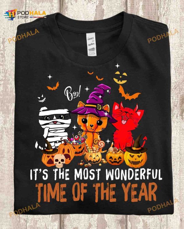 Halloween Cat Costume It’s The Most Wonderful Time Of The Year Shirt Hoodie