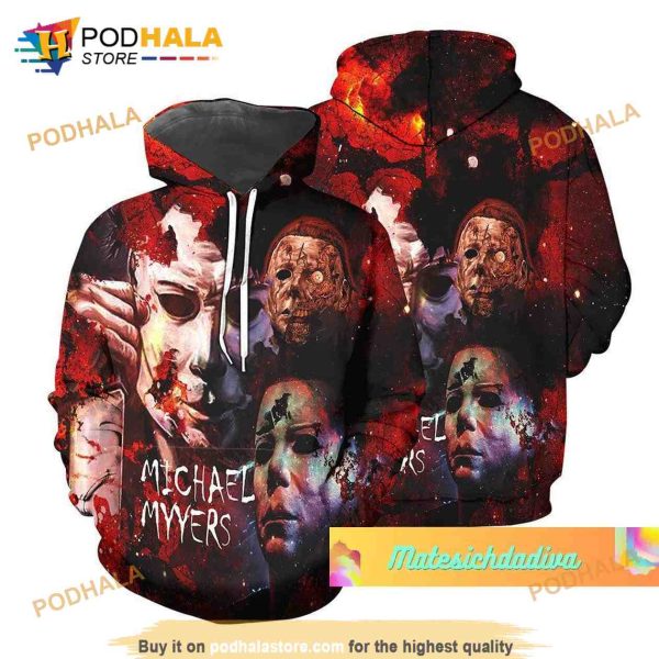 Halloween Costume Michael Myers Hoodie 3D, Michael Myers Shirt For Men Women