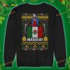 Halloween Devil Skull Bottle Of Tequila Mexico Flag Shirt Hoodie