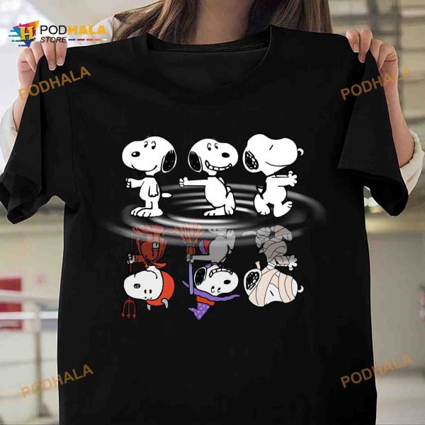 Halloween Funny Witch Mommy Devil Snoopy Dog Costume Halloween Shirt