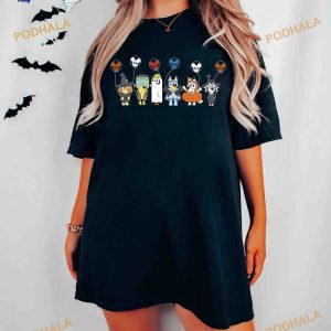 Halloween Horror Mickey Baloon Bluey Shirt, Halloween Mickey Tee