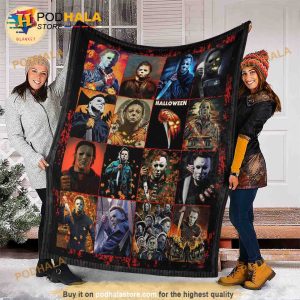 Halloween Horror Movie Character Michael Myers Blanket Halloween Gifts Ideas 2