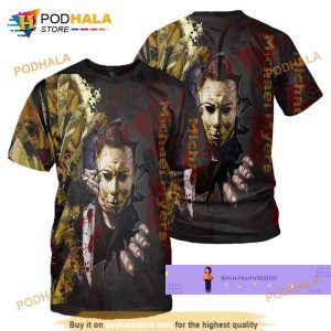 Halloween Horror Movie Michael Myers 3D Zip Hoodie Sweatshirt 2