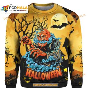 Halloween Horror Pumpkin Women Men Aop Shirt 3d Hoodie Sweatshirt 3