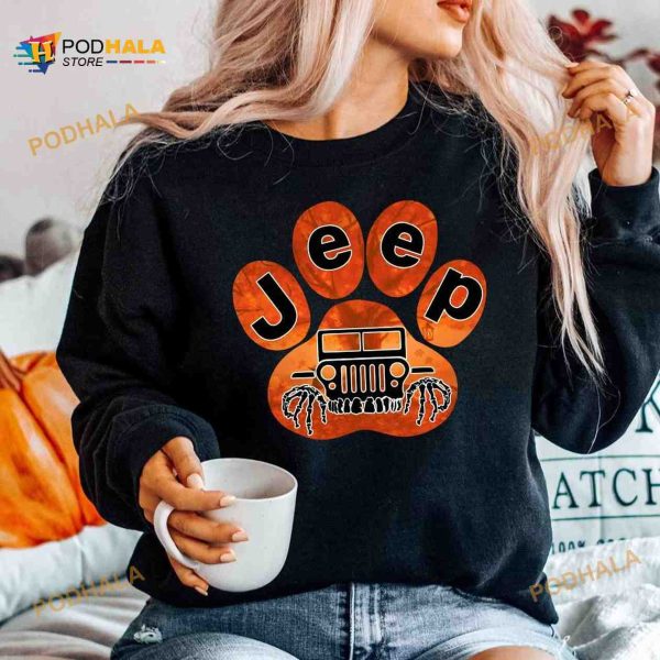 Halloween Jeep Version Jeep And Dogs Happy Halloween Shirt For Jeepers