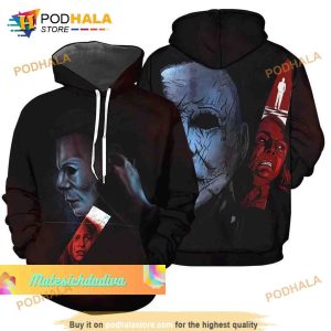 Halloween Michael Myers 3D Hoodie For Horror Movie Fans Halloween Gifts For Adults 1
