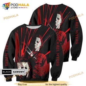 Halloween Michael Myers 3D Hoodie Michael Myers Costume For Adults 3