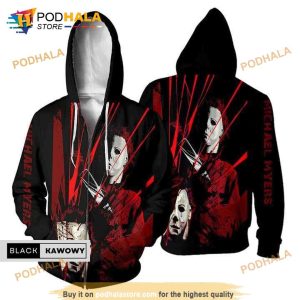 Halloween Michael Myers 3D Hoodie Michael Myers Costume For Adults 4