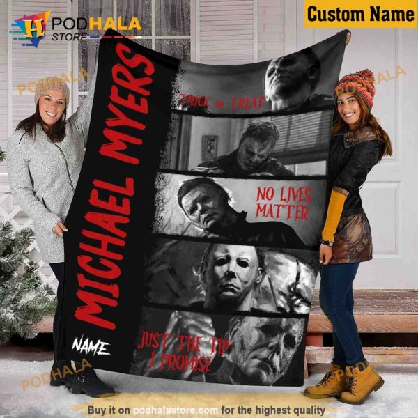 Halloween Michael Myers Blanket, Michael Myers No Lives Matter, Trick or Treat