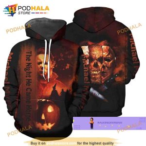 Halloween Michael Myers Hoodie 3D All Over Printed The Night He Came Home 1