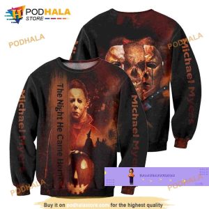 Halloween Michael Myers Hoodie 3D All Over Printed The Night He Came Home 3