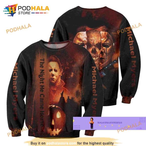 Halloween Michael Myers Hoodie 3D All Over Printed, The Night He Came Home