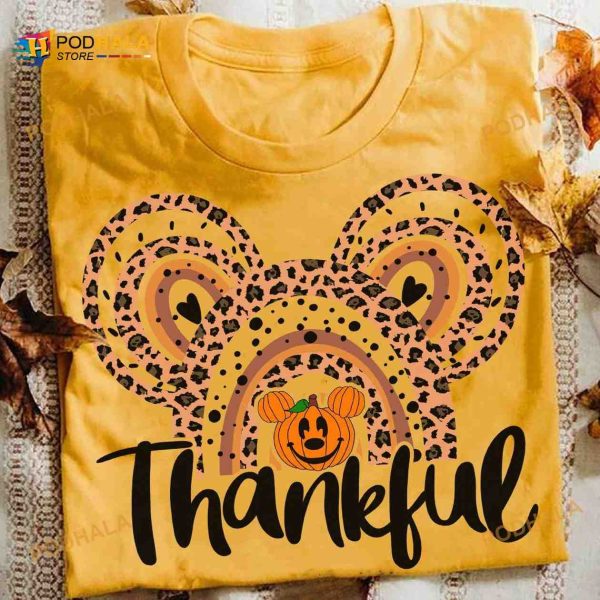 Halloween Mickey Pumpkin Gift For Halloween Shirt, Thankful Life Shirt