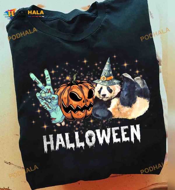 Halloween Pando Witch Happy Halloween Halloween Costume Shirt