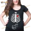 Halloween Party Costume Funny Skeleton Unicorn Pregnancy Tee Shirt Shirt