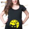 Halloween Pregnancy Costume T-shirt Halloween Cat Maternity Halloween Costume Tee Shirt