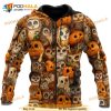 Halloween Pumpkin And Owl 3D Hoodie
