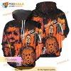 Halloween Pumpkin Michael Myers 3D Hoodie, Unique Halloween Costume Ideas