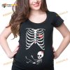 Halloween Skeleton Baby Girl Maternity Bow Halloween Costume Shirt
