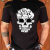 Halloween Skull Cat Funny Cat Lover Costume Halloween Shirt