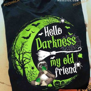 Halloween Sloth Hello Darkness My Old Friend Halloween Costume Shirt