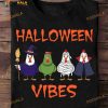 Halloween Vibes Halloween Spooky Vibes Halloween Chicken Costume Shirt