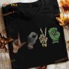 Halloween Witch Lifestyle Scary Halloween Character Wolverine And Frankenstein Shirt