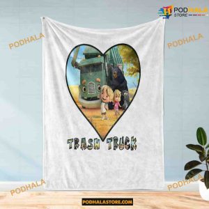 Hank And Trash Truck Disney Fleece Blanket, Quilt, Christmas Gifts