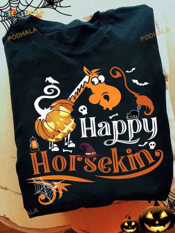 Happy Horsekin Pumpkin Halloween Shirt