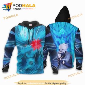 Hatake Kakashi And Susanoo Anime Manga Naruto 3D Hoodie, Christmas Gifts