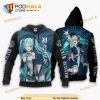 Hatsune Miku Vocaloid Anime Manga 3D Hoodie, Christmas Gifts