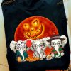 Haunted Moon Elephant Horror Movies Halloween Shirt