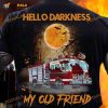 Hello Darkness My Old Friend Firefighter Truck Halloween Shirt, Firefighter Gift