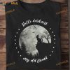 Hello Darkness My Old Friend Halloween Monkey Witch Halloween Shirt