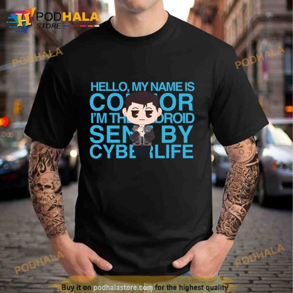 Hello My Name Is Connor Detroi Trending Shirt