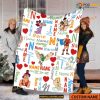 Hercules and Pegasus, Custom Name Home Decor Fleece Blanket, Quilt Gifts
