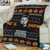 He's Home Michael Myers Fleece Blanket, Michael Myers Blanket, The Killers Quilt