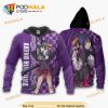 High School Dxd Akeno Himejima Anime Manga 3D Hoodie, Christmas Gifts