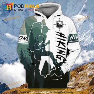 Hiking Sports All Over Print 3D Hoodie, Christmas Gifts