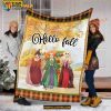 Hocus Pocus The Sanderson Sisters Fleece Blanket, Bad Witch Girl Blanket