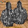 Horror Movie Characters Halloween 3D Hoodie, Halloween Shirt, Sweatshirt