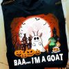 I'm A Goat Goat White Boo Costume Halloween Costume Day Devil Pumpkin Shirt