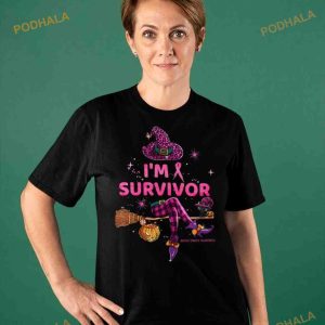 I'm Cancer Survivor Cancer Awareness Halloween Witch Cancer Survivor Shirt