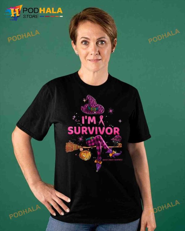 I’m Cancer Survivor Cancer Awareness Halloween Witch Cancer Survivor Shirt