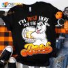 I'm Just Here For The Boos Husky Dog And Beer Halloween Boos Costume Shirt