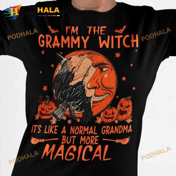 I’m The Grammy Witch It’s Like A Normal Grandma But More Magical Halloween Shirt