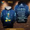I Am A Disney Girl Donald Duck Blue All Over Print 3D Hoodie, Christmas Gifts